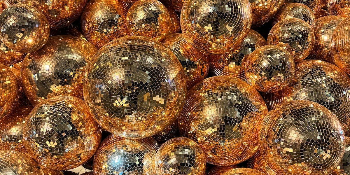 Off-duty disco balls